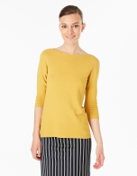 Plain amber sweater