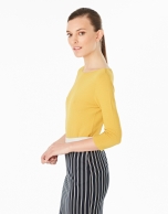 Plain amber sweater