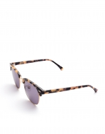 Yellow tortoise Retro sunglasses