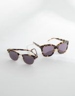 Yellow tortoise Retro sunglasses