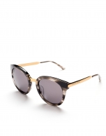 Gray marbled cat's eye sunglasses