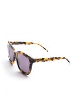 Brown yellow tortoise sunglasses