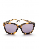 Brown yellow tortoise sunglasses