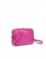 Dark orchid Taylor leather shoulder bag