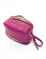 Dark orchid Taylor leather shoulder bag