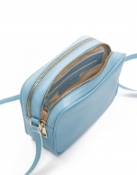 Bolso bandolera piel celeste Taylor