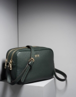 Bolso bandolera piel verde oscuro Taylor