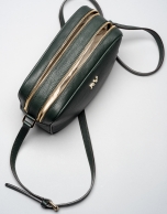 Bolso bandolera piel verde oscuro Taylor