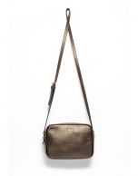 Dark gold Taylor leather shoulder bag