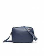 Bolso bandolera piel azul marino Taylor