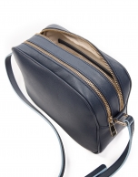 Bolso bandolera piel azul marino Taylor