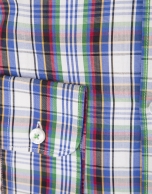 Camisa cuadros grandes rojo, azul y verde