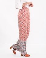 Azalea print palazzo pants