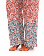 Azalea print palazzo pants