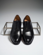 Black dress shoes with laces