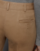 Camel straight pants