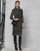 Print shirtwaist dress