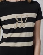 Gold striped t-shirt