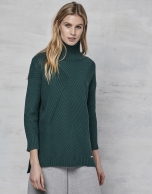 Jersey oversize verde esmeralda