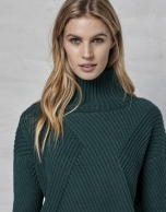 Emerald green oversize sweater