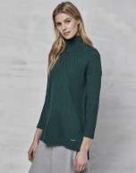 Emerald green oversize sweater