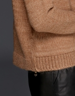 Beige sweatshirt-style sweater