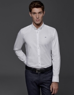 Camisa sport en oxford blanca