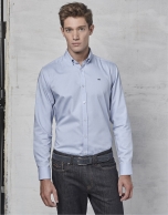 Camisa sport en oxford celeste