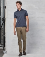 Mink-colored cotton chinos