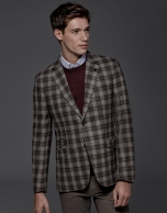 Mink checked sports jacket