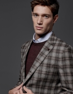 Mink checked sports jacket