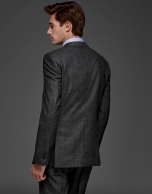 Gray slim fit suit 