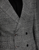 Gray glen plaid double-breasted suit