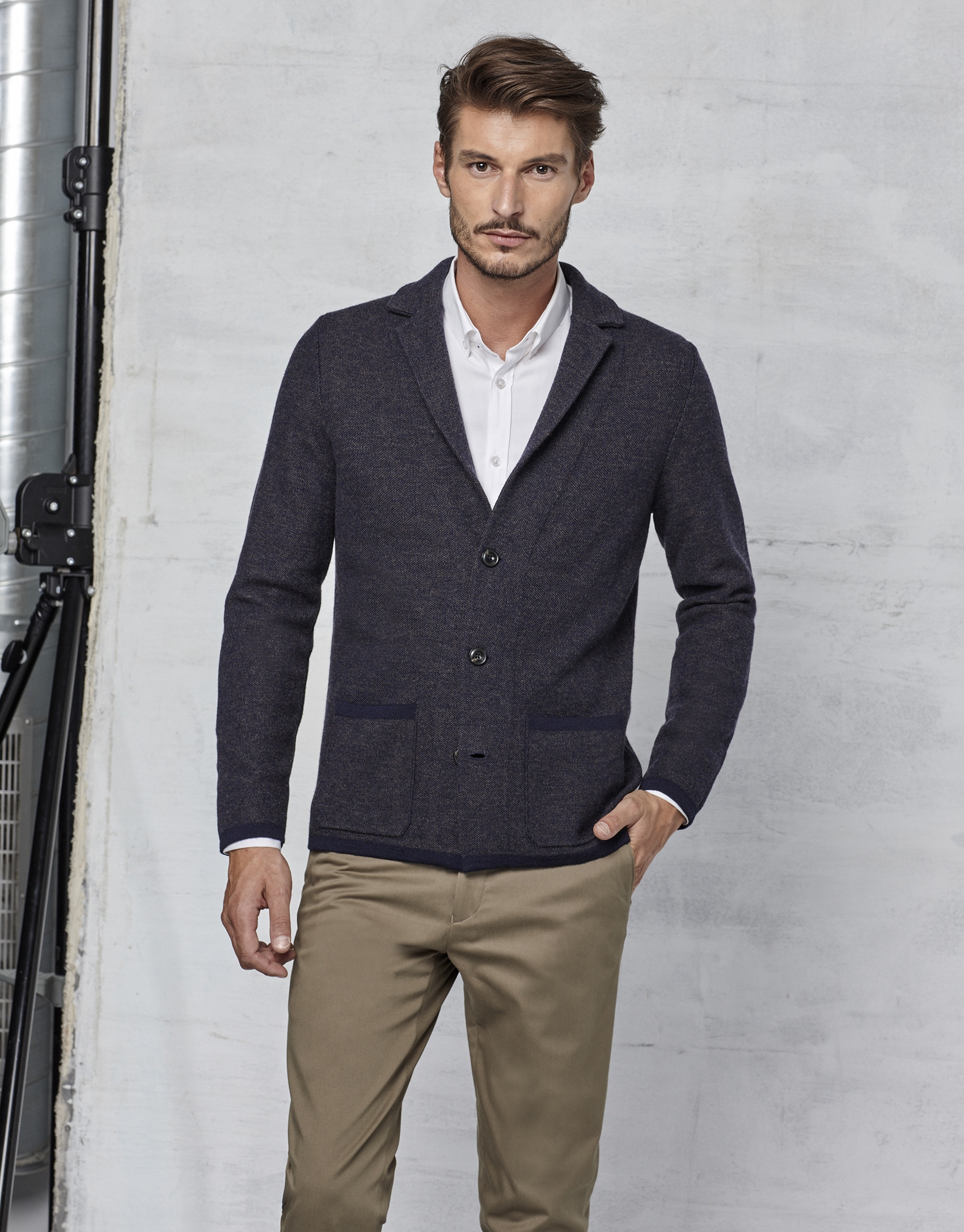 Navy blue sports jacket