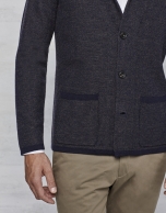 Navy blue sports jacket