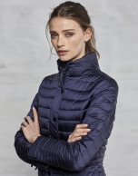 Midnight blue short ski jacket