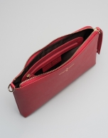 Clutch Lisa saffiano rojo 