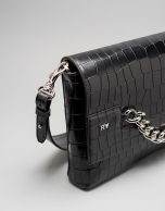 Black alligator leather Sena billfold