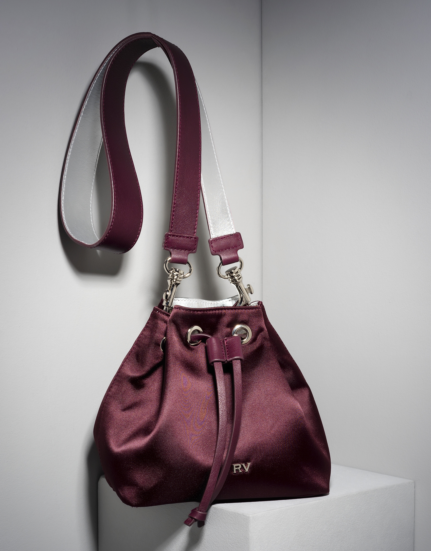 Burgundy Saint Germaine bouquet bag