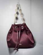 Burgundy Saint Germaine bouquet bag