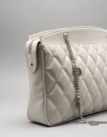 Bolso shoulder Monnaie piel acolchada hielo