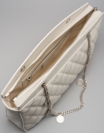 Bolso shoulder Monnaie piel acolchada hielo