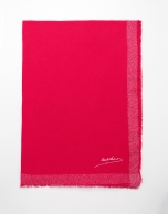 Foulard lana color rojo