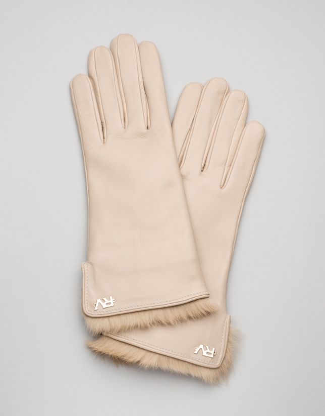 Guantes piel - Mujer