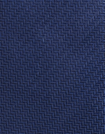 Navy blue herringbone silk tie