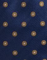 Blue silk tie 