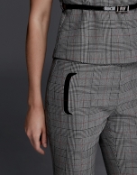 Gray glen plaid pants