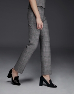 Gray glen plaid pants