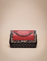 Bolso shoulder Ghauri exotic rojo