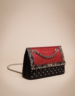 Bolso shoulder Ghauri exotic rojo